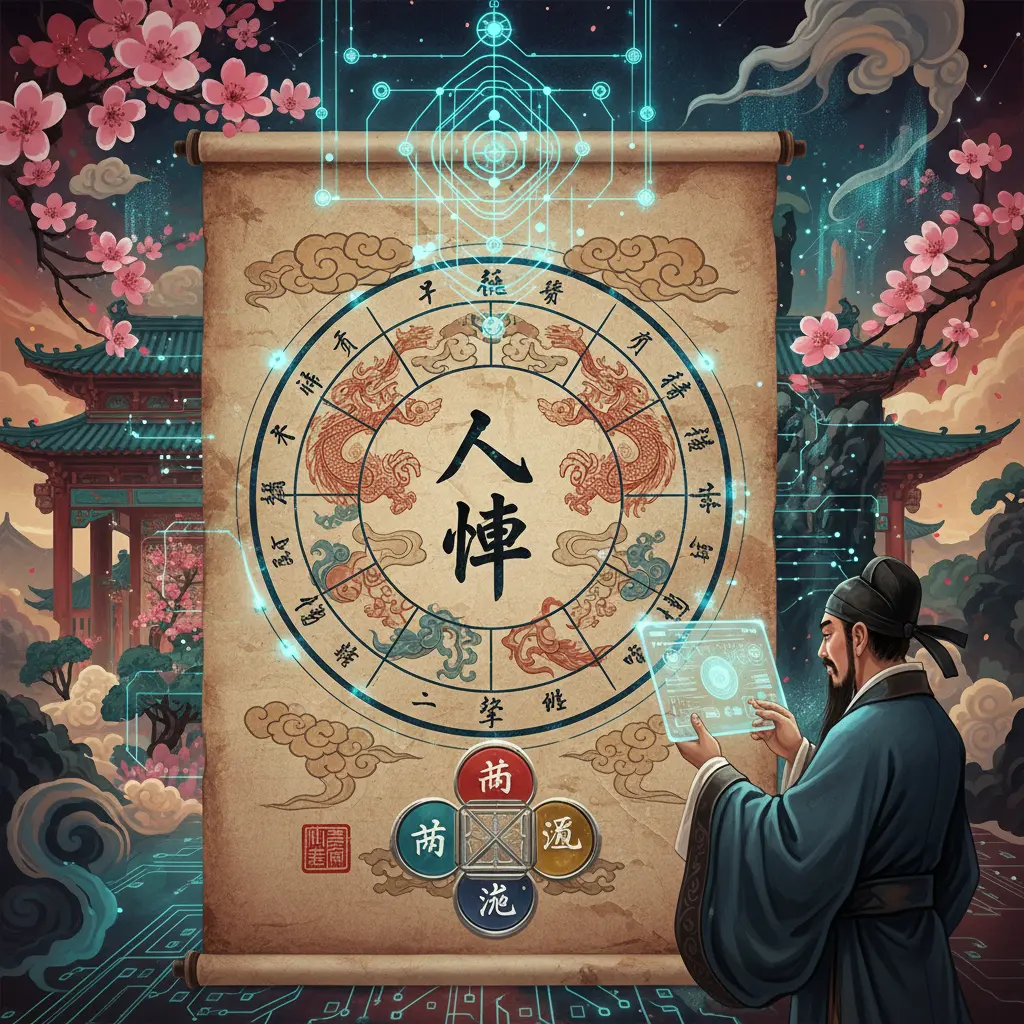 子平八字 - 八字命盤