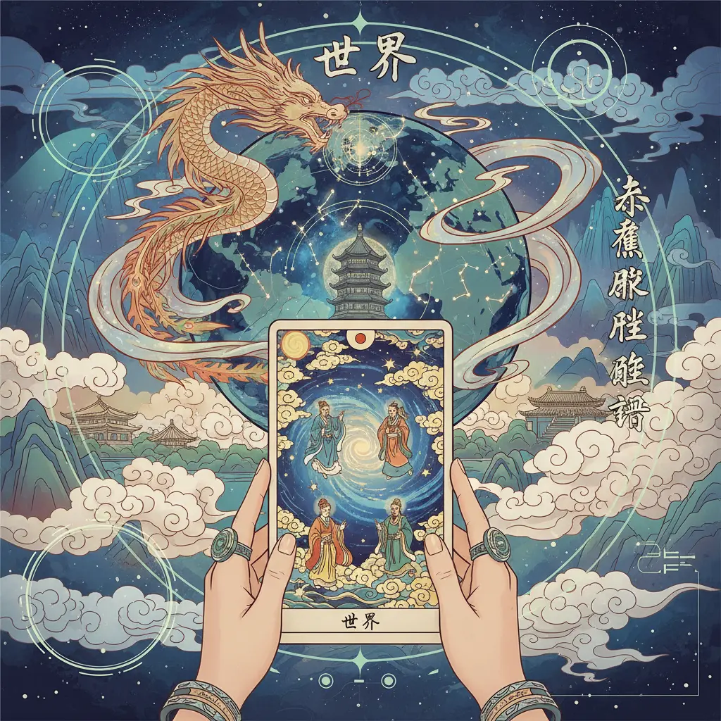 塔羅牌解讀 - 世界