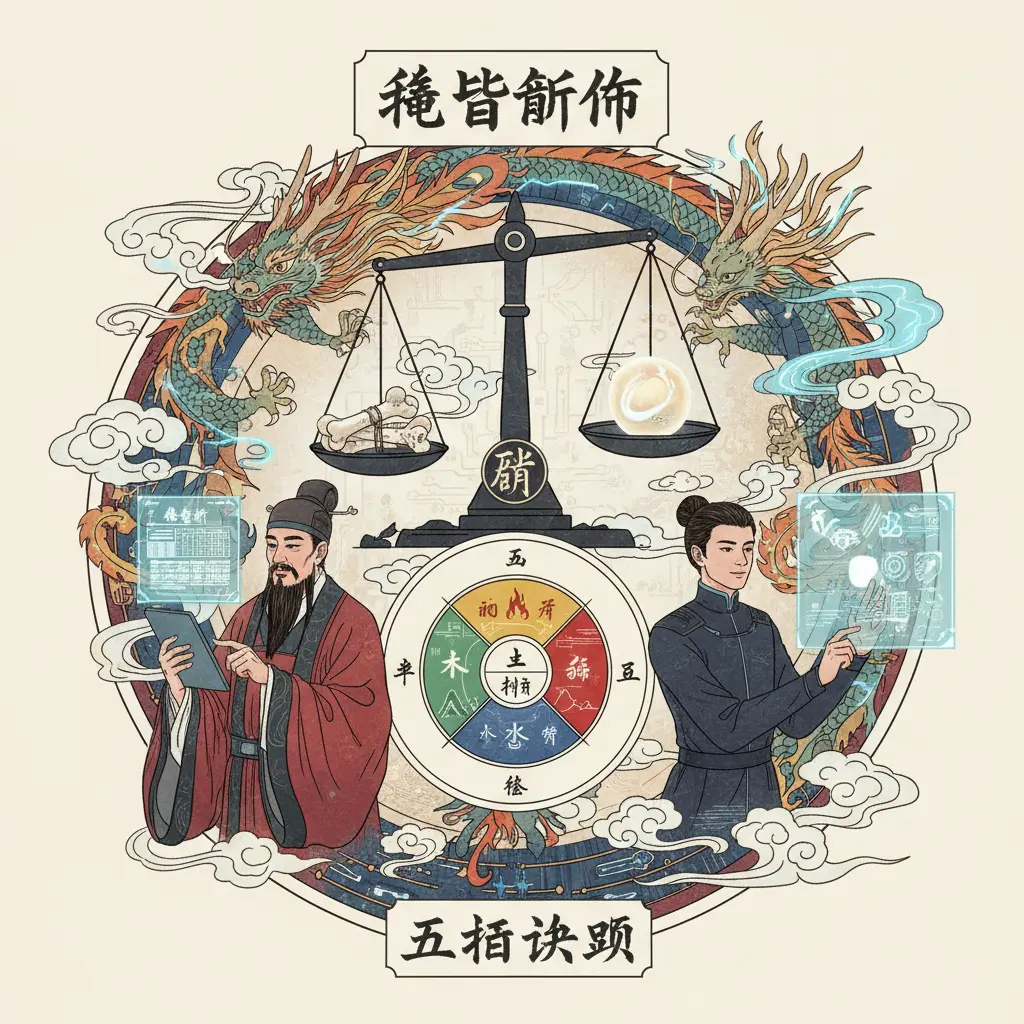 五行查詢 - 稱骨算命