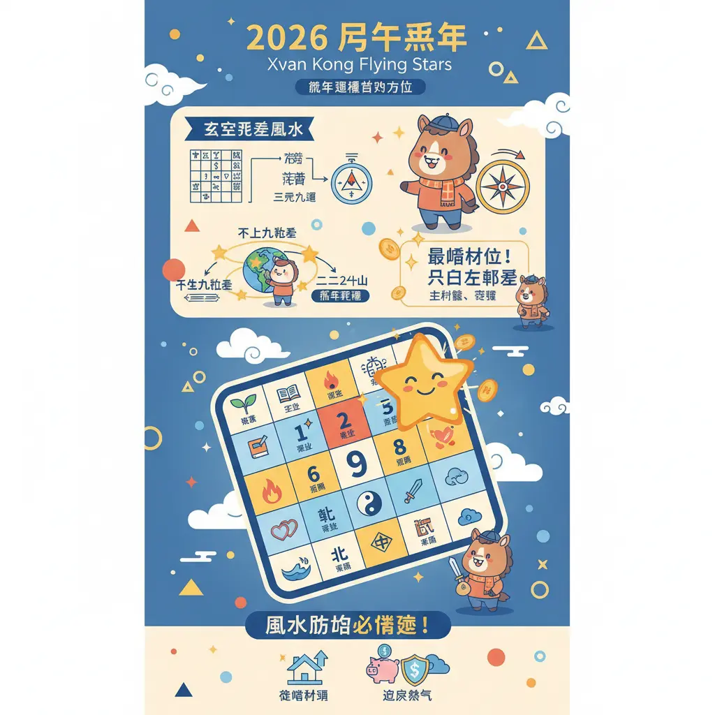 2026 玄空飛星 - 九宮飛星