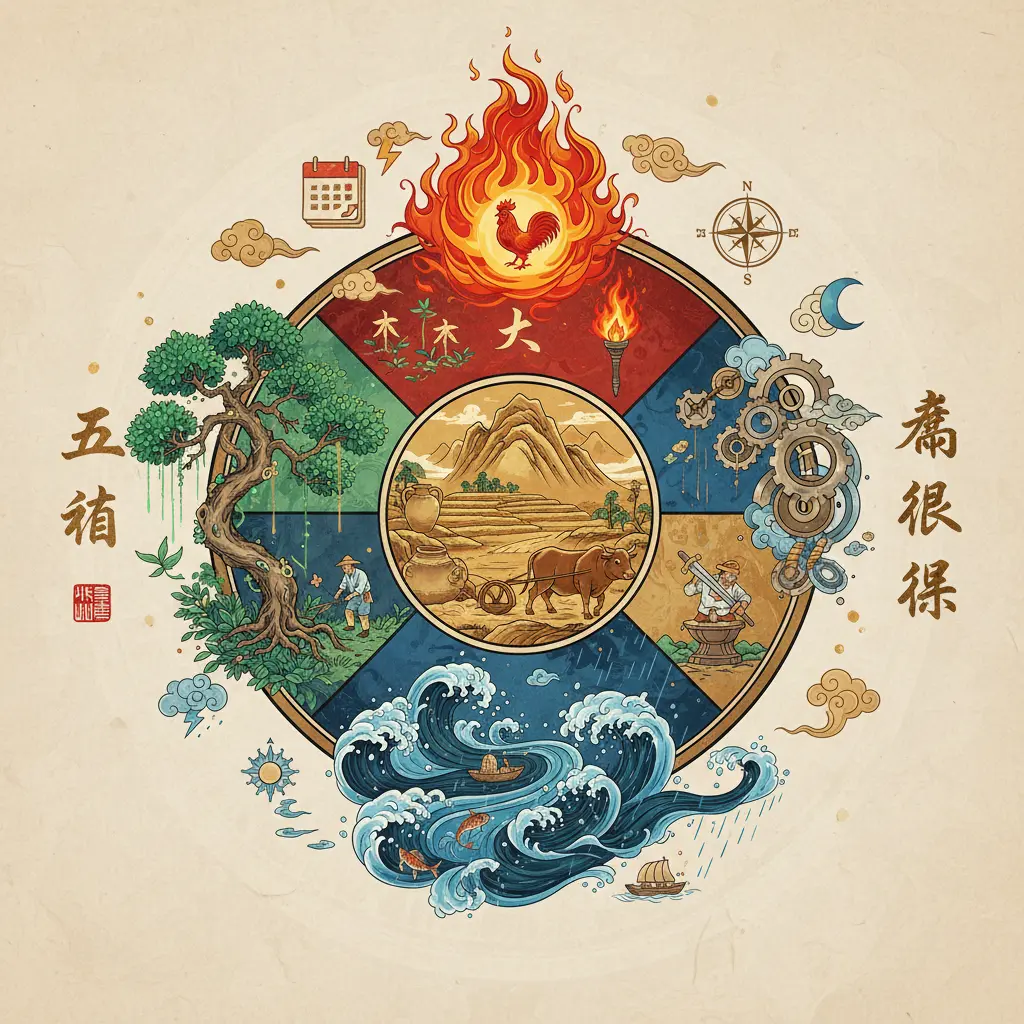 農民曆 - 五行